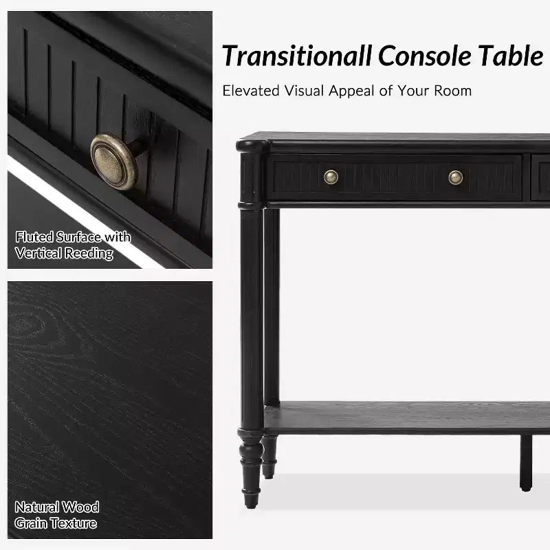 avinien 47.2 W Console Table|HULALA HOME-WALNUT