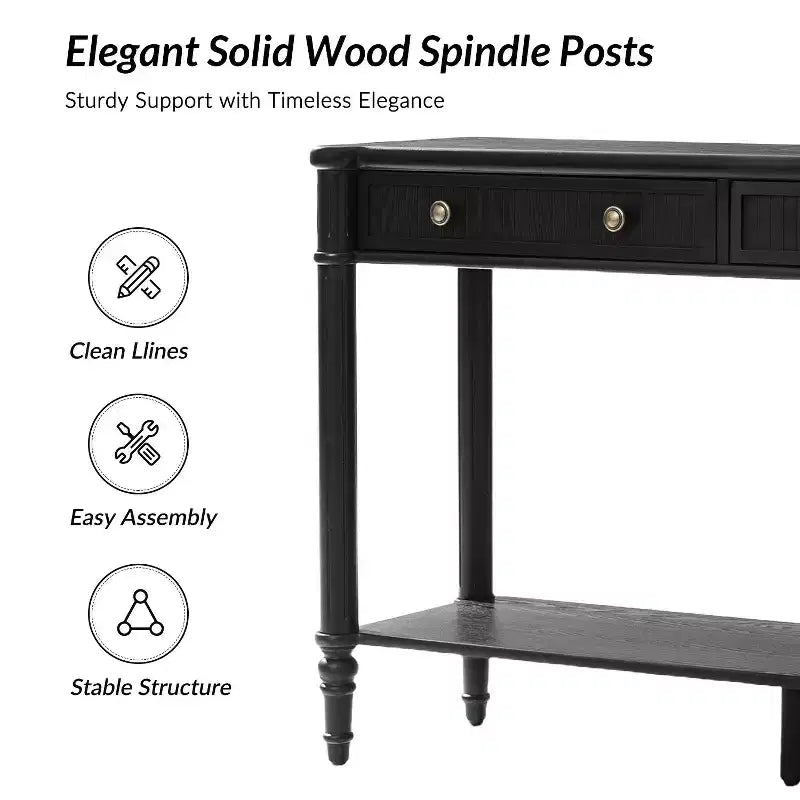 avinien 47.2 W Console Table|HULALA HOME-WALNUT
