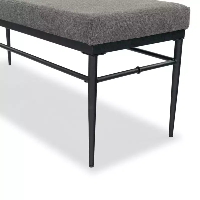 Theabella Linen & Metal Bench - SFV2190 - Safavieh Couture