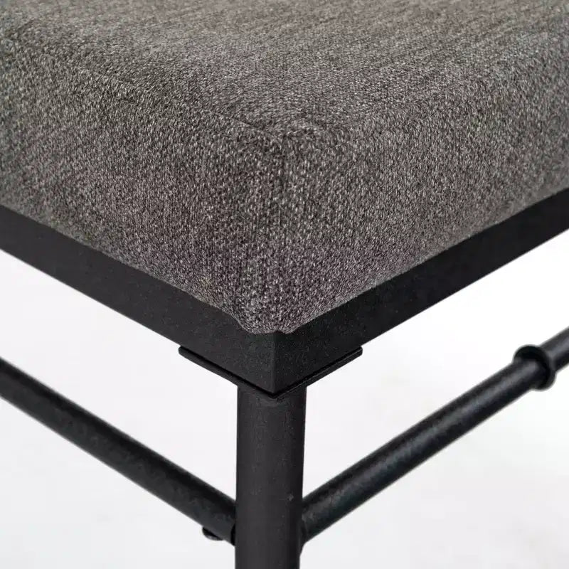 Theabella Linen & Metal Bench - SFV2190 - Safavieh Couture