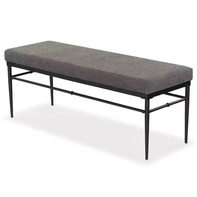 Theabella Linen & Metal Bench - SFV2190 - Safavieh Couture