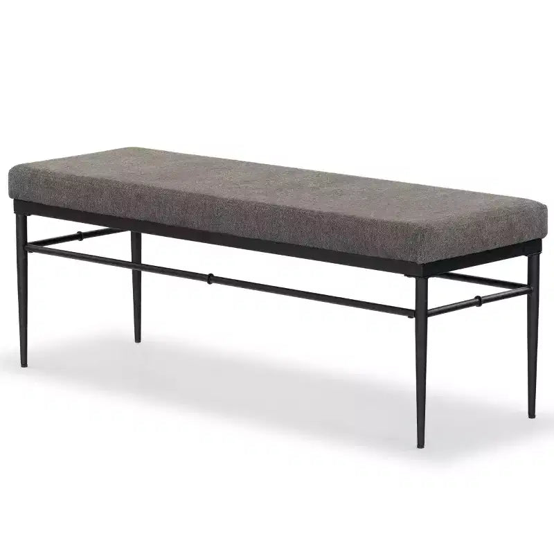 Theabella Linen & Metal Bench - SFV2190 - Safavieh Couture