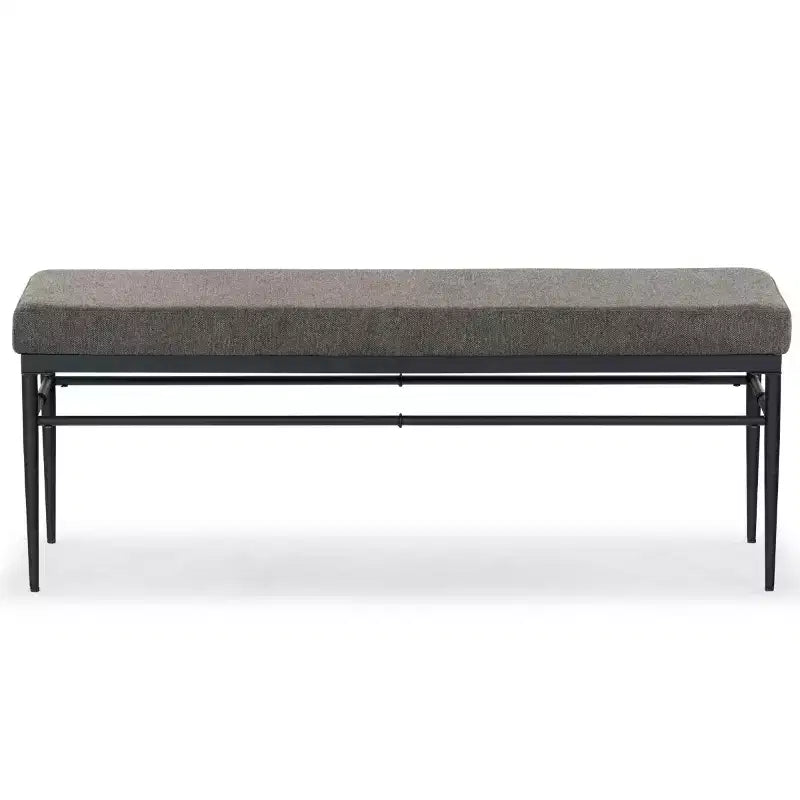 Theabella Linen & Metal Bench - SFV2190 - Safavieh Couture