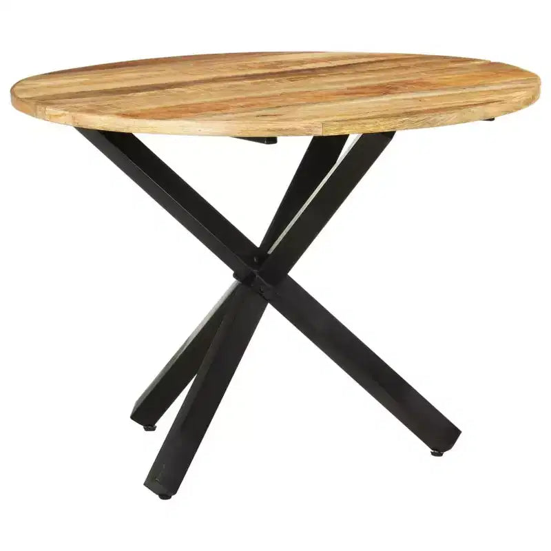 vidaXL Dining Table Modern Indoor Furniture for Room Contemporary Steel Family