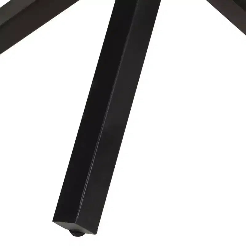 vidaXL Dining Table Modern Indoor Furniture for Room Contemporary Steel Family