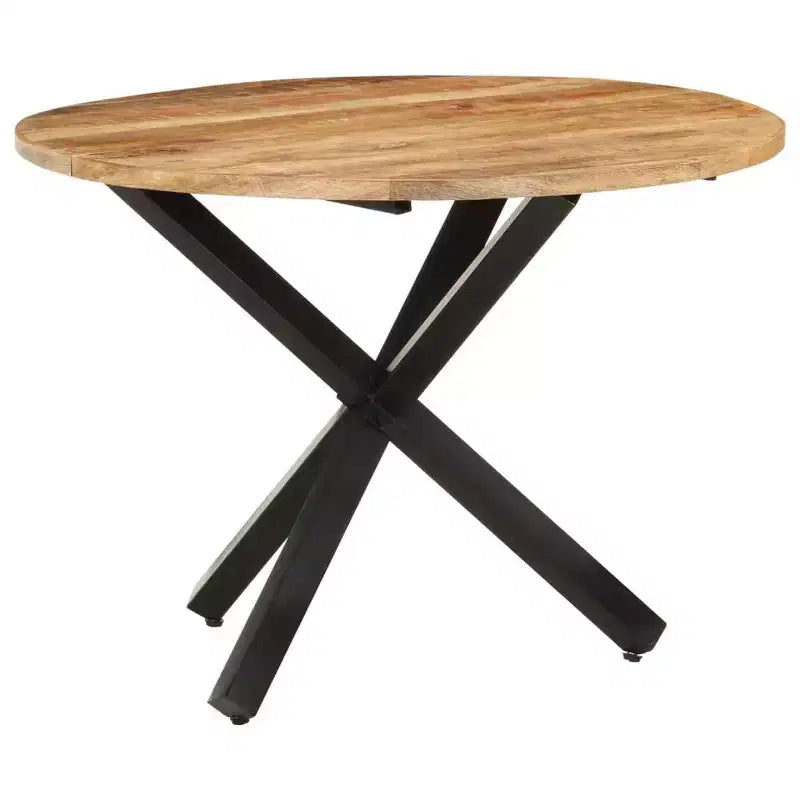 vidaXL Dining Table Modern Indoor Furniture for Room Contemporary Steel Family