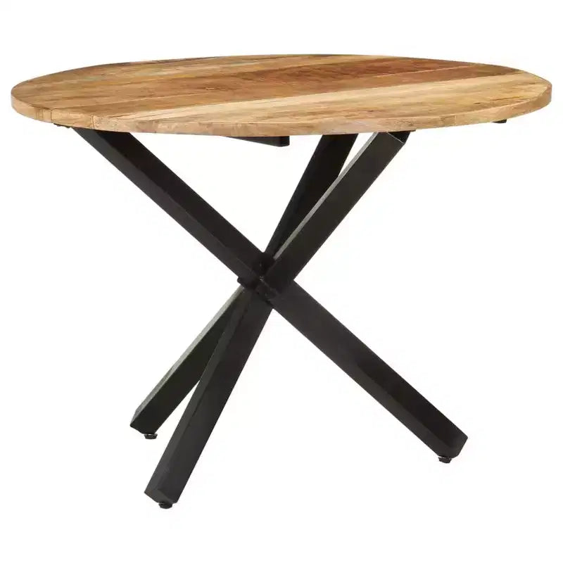 vidaXL Dining Table Modern Indoor Furniture for Room Contemporary Steel Family