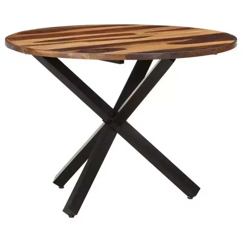 vidaXL Dining Table Modern Indoor Furniture for Room Contemporary Steel Family