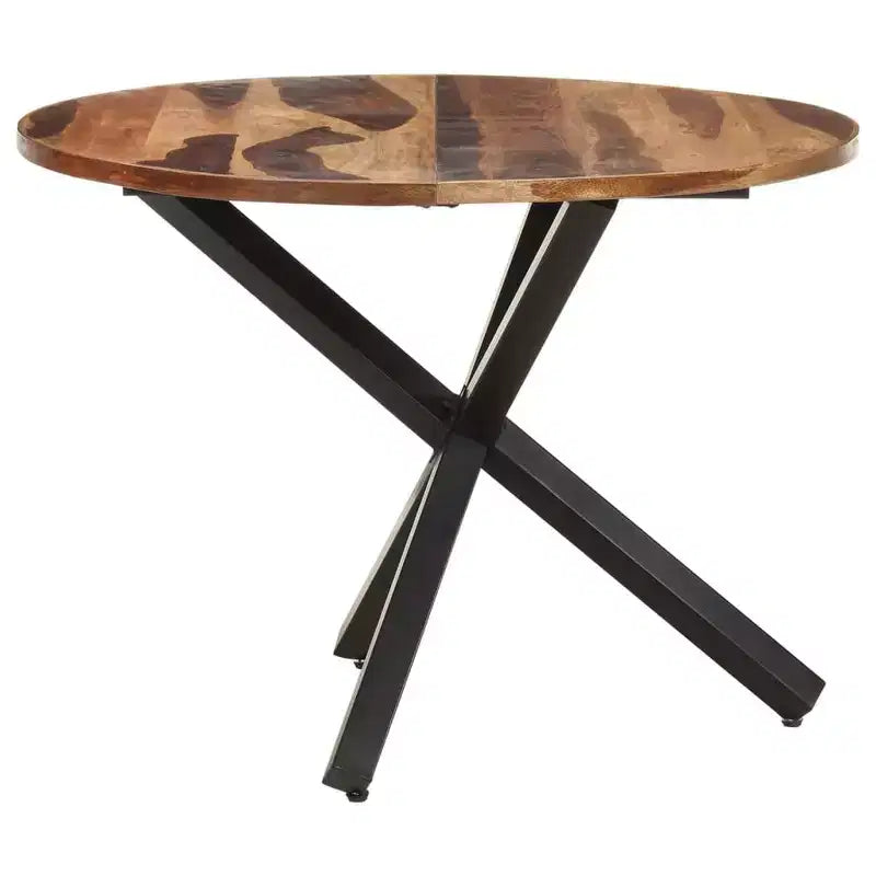 vidaXL Dining Table Modern Indoor Furniture for Room Contemporary Steel Family