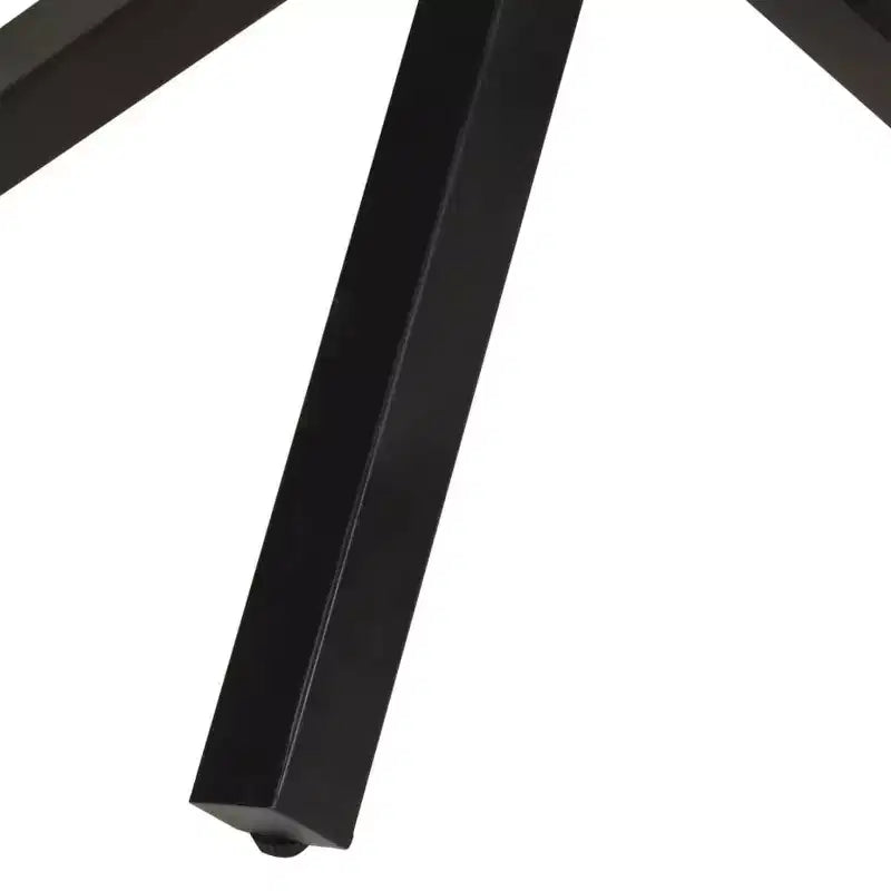vidaXL Dining Table Modern Indoor Furniture for Room Contemporary Steel Family