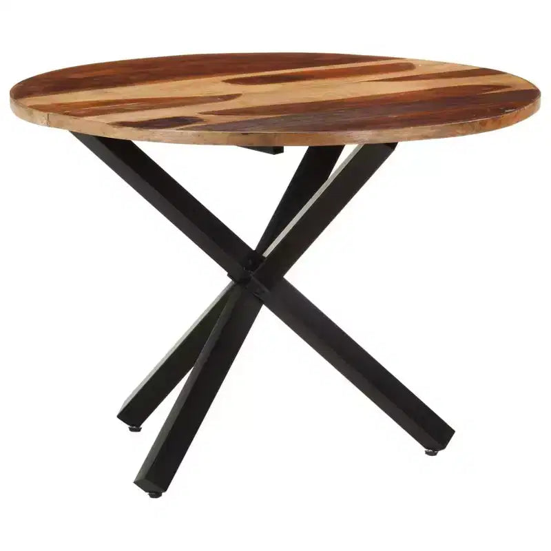 vidaXL Dining Table Modern Indoor Furniture for Room Contemporary Steel Family