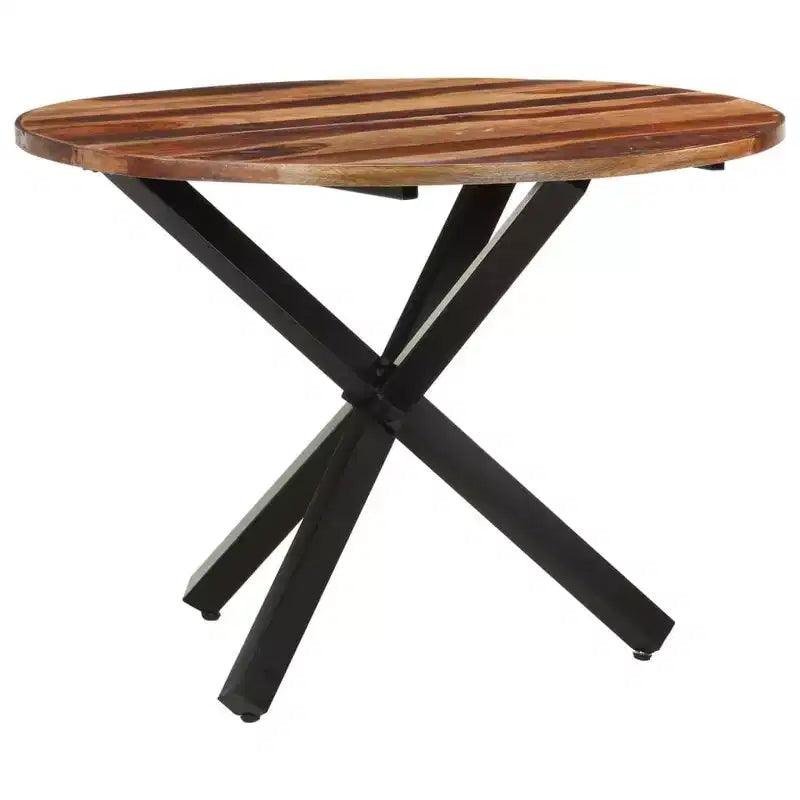 vidaXL Dining Table Modern Indoor Furniture for Room Contemporary Steel Family