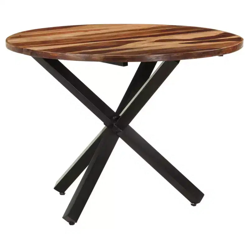 vidaXL Dining Table Modern Indoor Furniture for Room Contemporary Steel Family