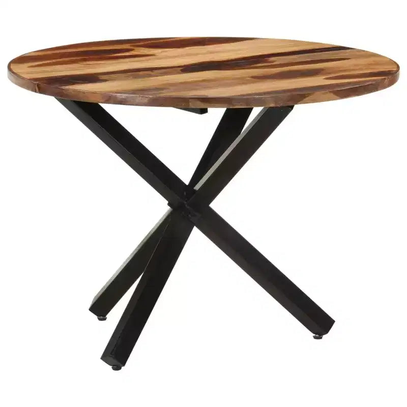 vidaXL Dining Table Modern Indoor Furniture for Room Contemporary Steel Family
