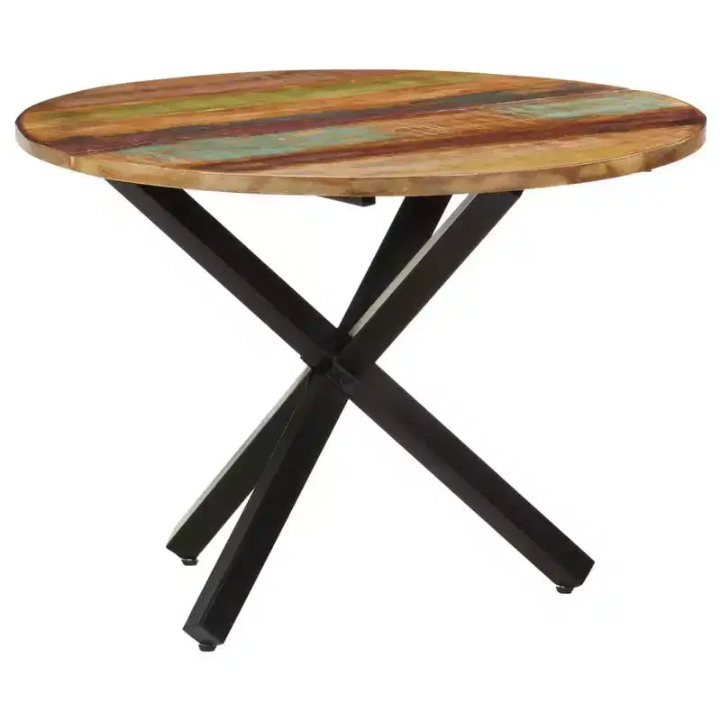 vidaXL Dining Table Modern Indoor Furniture for Room Contemporary Steel Family