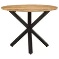 vidaXL Dining Table Modern Indoor Furniture for Room Contemporary Steel Family