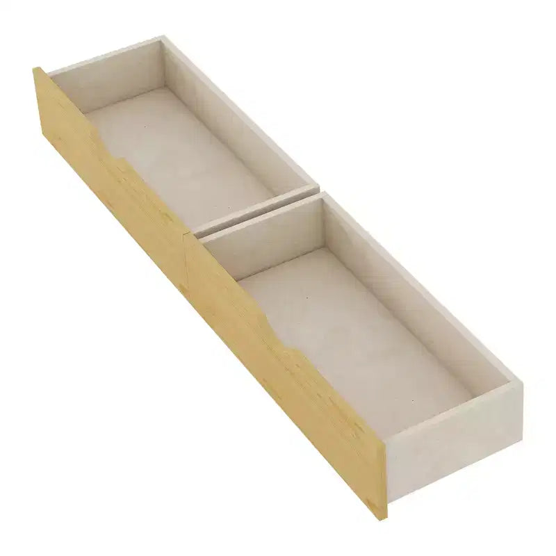 GDFStudio Cooper Modern Wood Kid Platform Bed with Rails