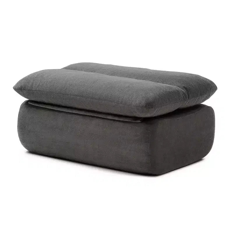 GDFStudio Cloud Corduroy Bean Bag Chair with Ottoman