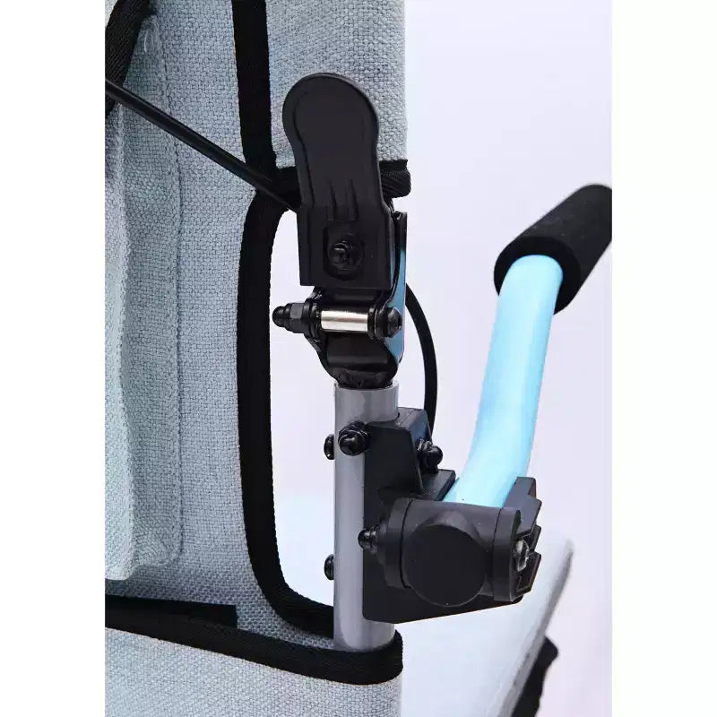 Lightweight Folding Aluminum Wheelchair for Seniors  Portable with Locking Handbrakes, Removable Armrests, Swing-Away Footrests,for Travel,Home Care