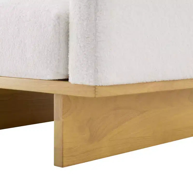 Whisen Modern Minimalist Accent Chair with Solid Wood Frame Ergonomic for Living Room, Soft Cushions and Spacious Design