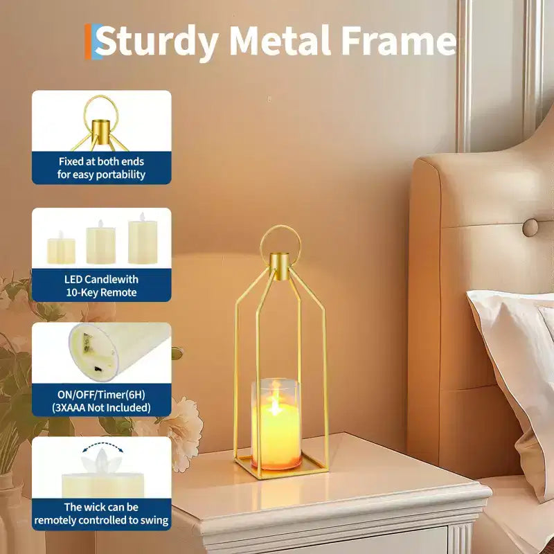 Remote Control Flameless Candle Centerpiece Acrylic Electronic Candle Safe Home Decor for Weddings Table Romantic Ambiance