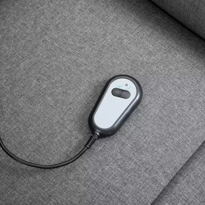 Power Lift Assist Recliner Chair for Elderly with Remote Control, Linen Fabric Upholstery