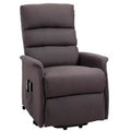 Power Lift Assist Recliner Chair for Elderly with Remote Control, Linen Fabric Upholstery