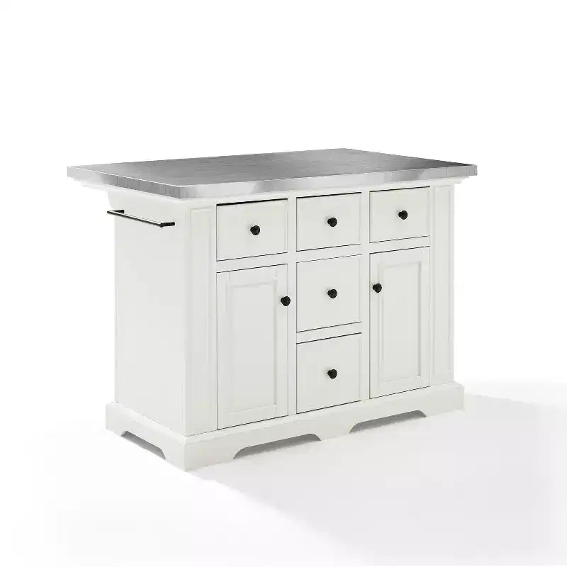 HomeStock with Door and Shelves Kitchen Islands