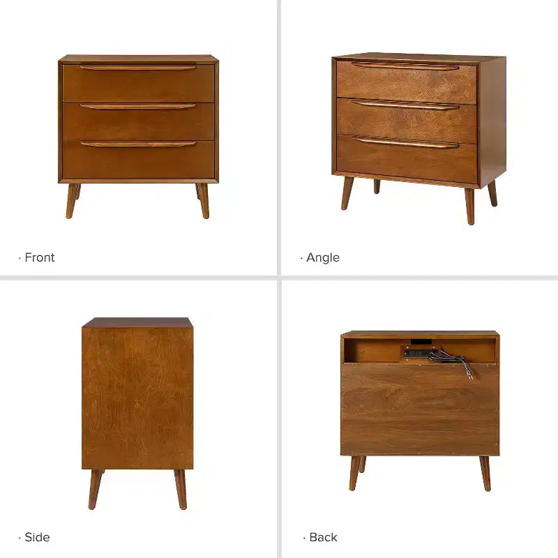 Xiroma 3 - Drawer Accent Chest| HULALA HOME-BLACK