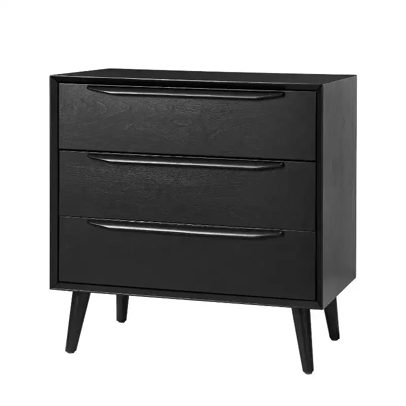 Commode d'appoint 3 tiroirs Xiroma | HULALA HOME-NOIR