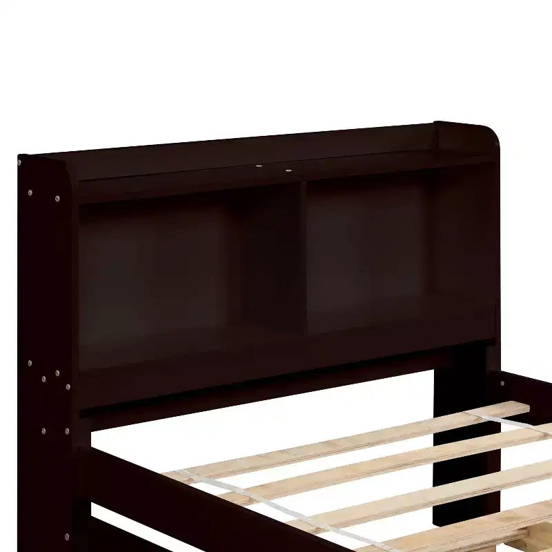 MAYEERTY Twin Bed Frame Under-Bed Storage No Box Spring Needed Noise-Free Design