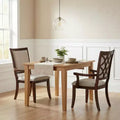 GDFStudio Bennett Traditional Wood Upholstered Seat Dining Chair (Set of 2)