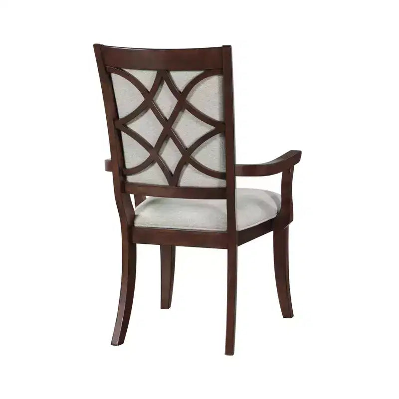 GDFStudio Bennett Traditional Wood Upholstered Seat Dining Chair (Set of 2)