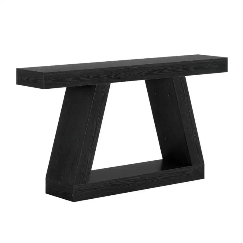 GDFStudio Maya 2-Tier Farmhouse Wooden Console Table