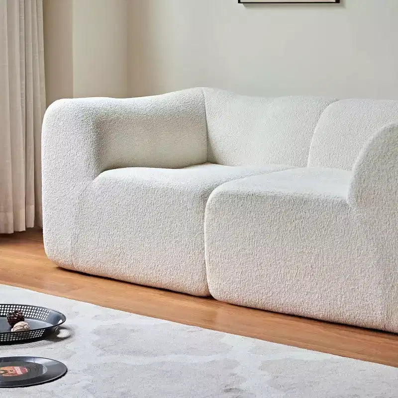MAYEERTY 70 In 2 SeaterModern Velvet Loveseat Sofa with Throw Pillows Compact Space-Saving Couch