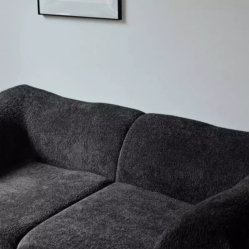MAYEERTY 70 In 2 SeaterModern Velvet Loveseat Sofa with Throw Pillows Compact Space-Saving Couch