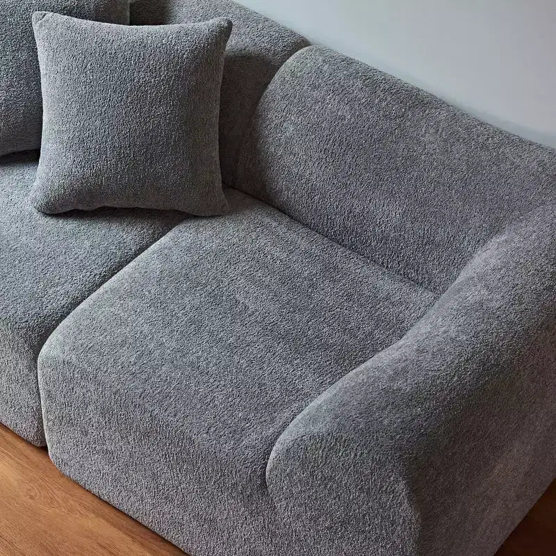 MAYEERTY 70 In 2 SeaterModern Velvet Loveseat Sofa with Throw Pillows Compact Space-Saving Couch