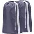 Narwey 2 Pack XL Nylon Laundry Bag with Strap, Large Dirty Garments Organizer