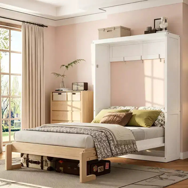 Luxystar Modern Folding Murphy Bed for Apartment, Living Room and Guest Room