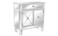 Karl Home 27.56 Inch One Drawer Two Door Mirrored Dresser