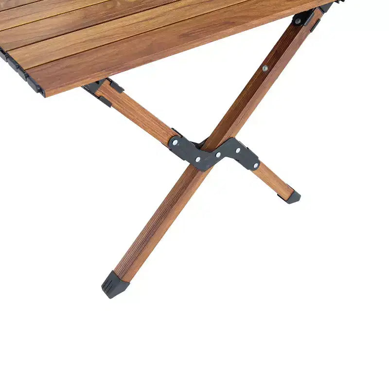 AEELLEEA Portable Folding Camping Table, Lightweight Aluminum Roll-Up Table for Outdoor Picnic, BBQ & Backyard