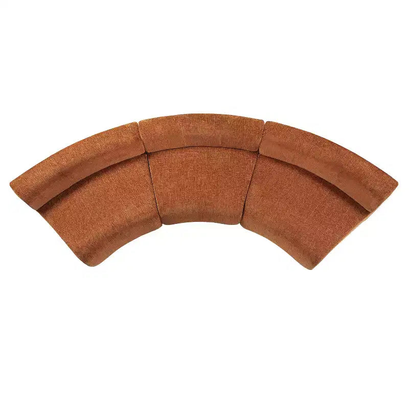 ModernLuxe Modular Sofa Curved Sectional Sofa Compressed Cloud Couch, No Assembly Needed