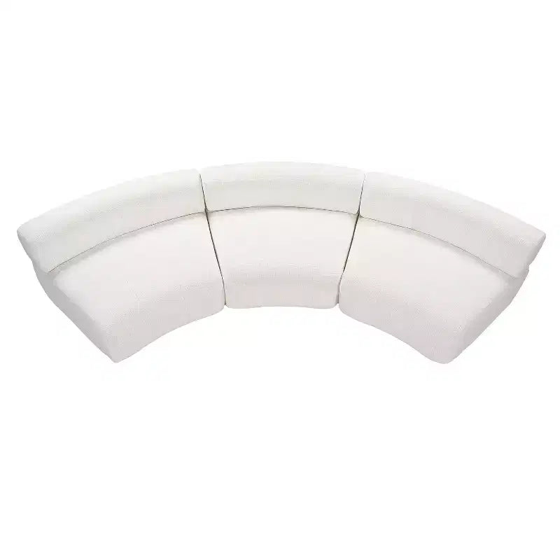 ModernLuxe Modular Sofa Curved Sectional Sofa Compressed Cloud Couch, No Assembly Needed