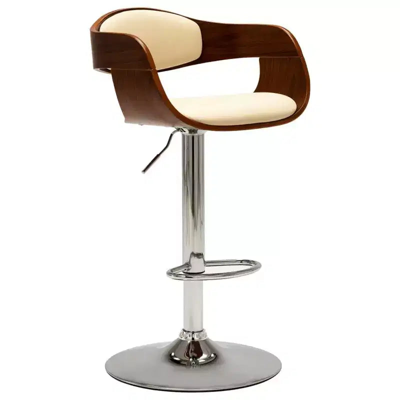 vidaXL Bar Stool Black and Brown