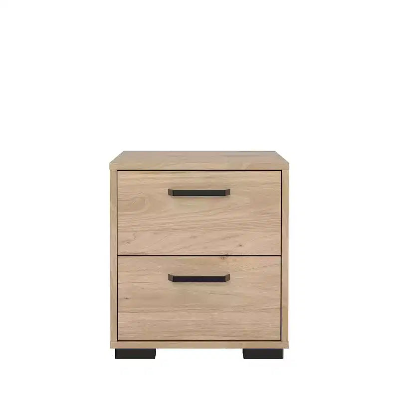 Tvilum, Sofia 2 Drawer Nightstand, Jackson Hickory