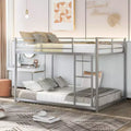 FAMYYT Full Size Metal Bunk Bed?With Ladder, Safety Guaranteed, Easy Assembly