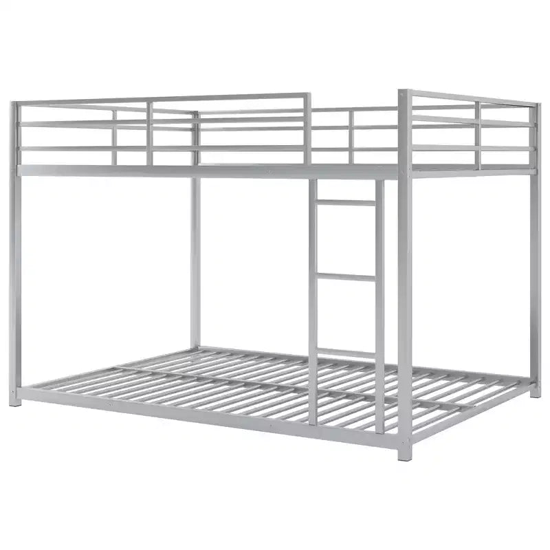 FAMYYT Full Size Metal Bunk Bed?With Ladder, Safety Guaranteed, Easy Assembly