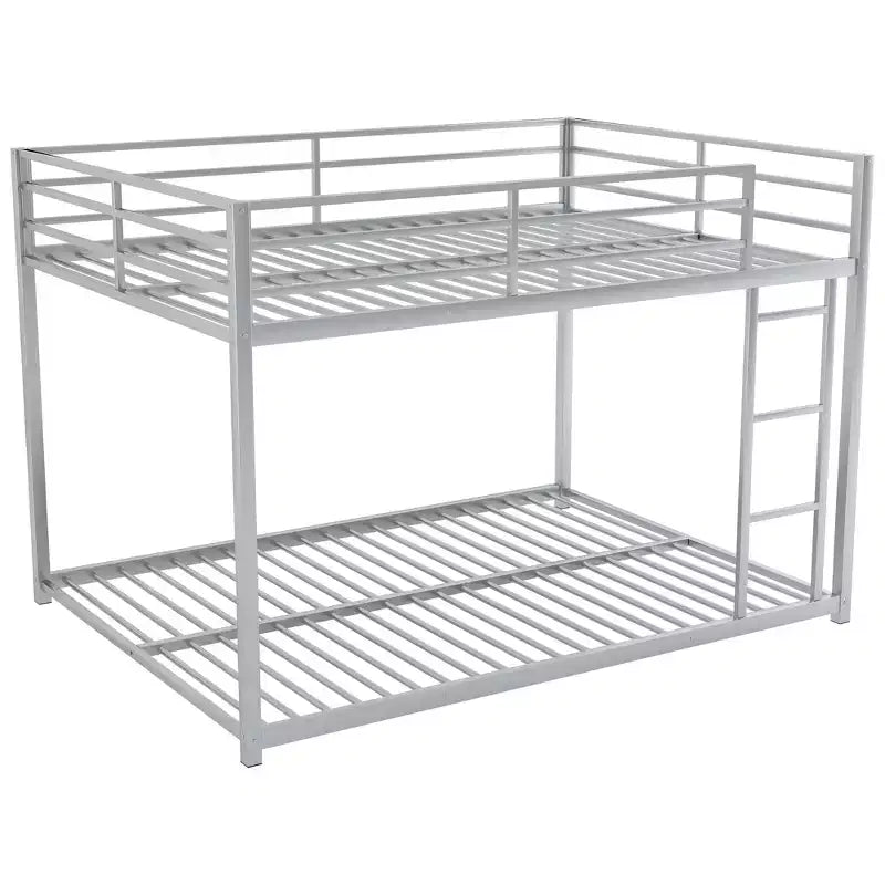 FAMYYT Full Size Metal Bunk Bed?With Ladder, Safety Guaranteed, Easy Assembly
