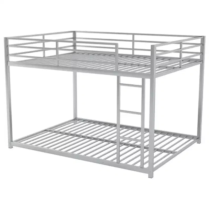 FAMYYT Full Size Metal Bunk Bed?With Ladder, Safety Guaranteed, Easy Assembly