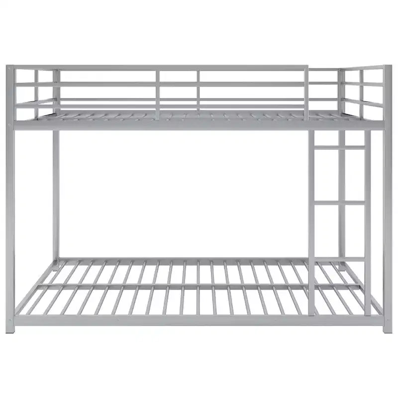 FAMYYT Full Size Metal Bunk Bed?With Ladder, Safety Guaranteed, Easy Assembly
